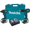 Makita LXT239 18V LXT® Lithium-Ion Brushless Cordless 2-Pc. Combo Kit 