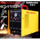RAMSOND CT418DY 3-IN-1 40 AMP PLASMA CUTTER + 180 AMP TIG + 180 AMP ARC MMA WELDER