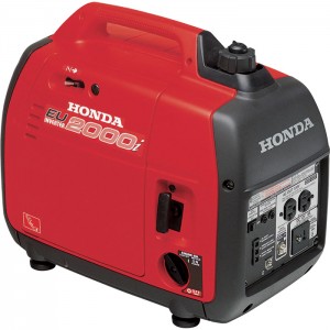 Honda EU Series Generator 2000 Surge Watts, 1600 Rated Watts, CARB-Compliant, Model EU2000i